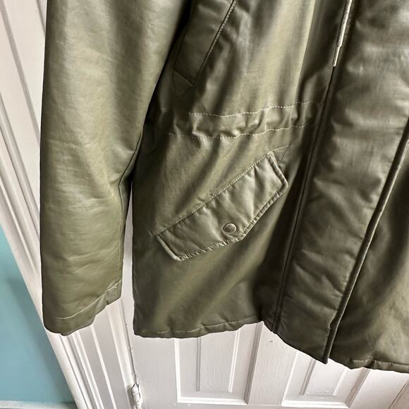 J. Crew Perfect Winter Parka Primaloft Olive Green - Picture 5 of 8